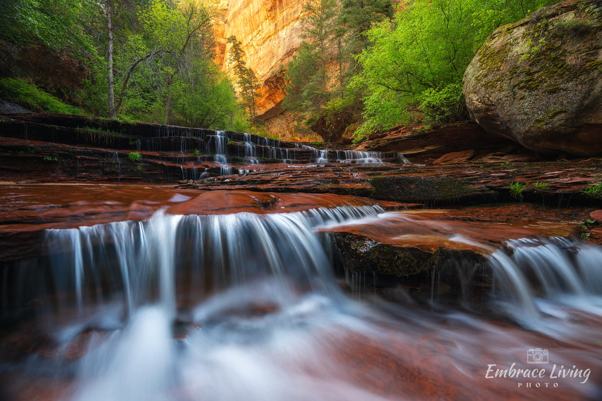 Cascades landscape photography print