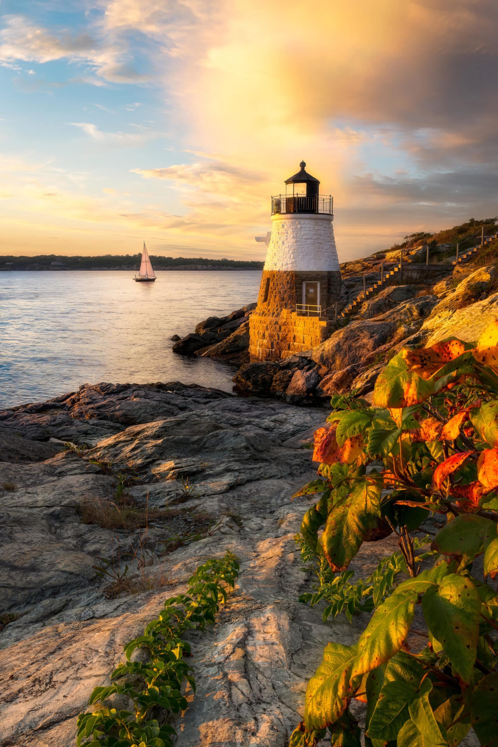 A Sunset Sail landscape photography print
