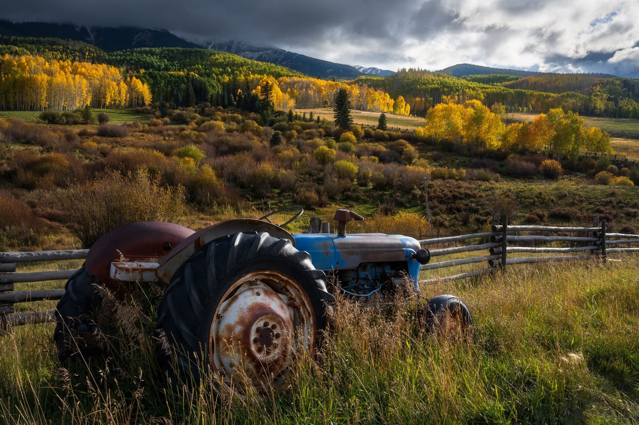 Bucolic landscape photography print