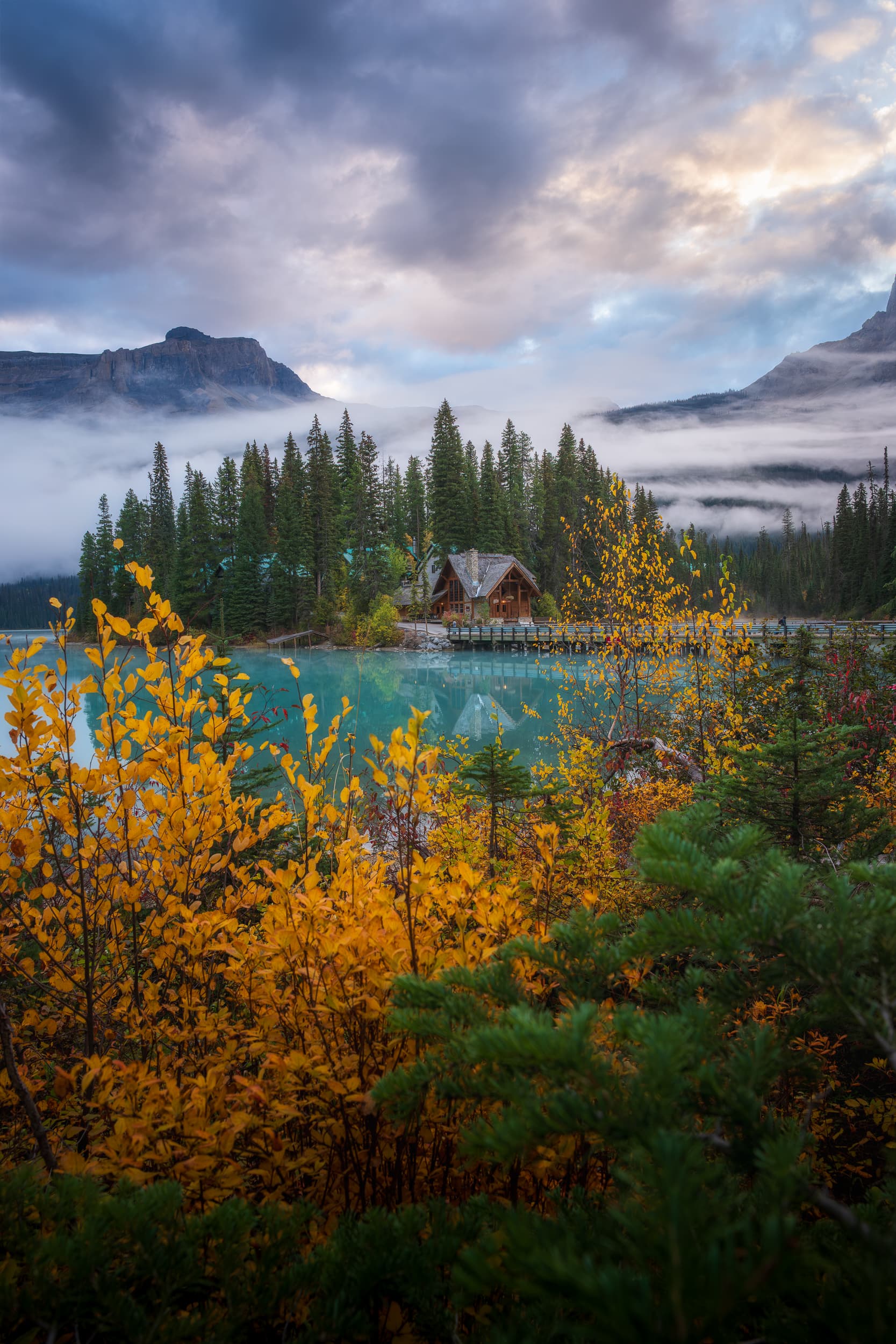 Emerald Solace landscape photography print