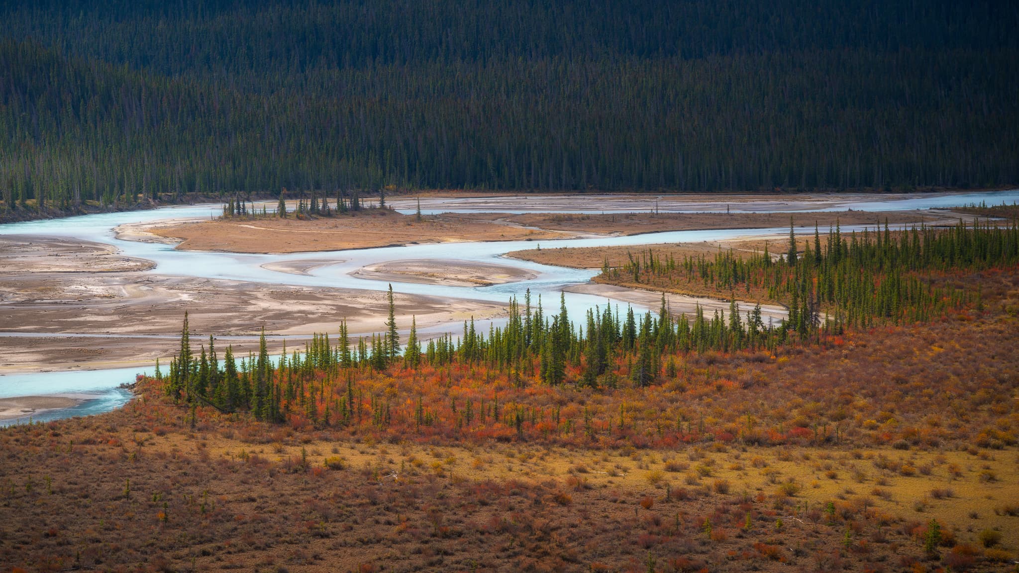 The Quiet Turning of the River landscape photography print