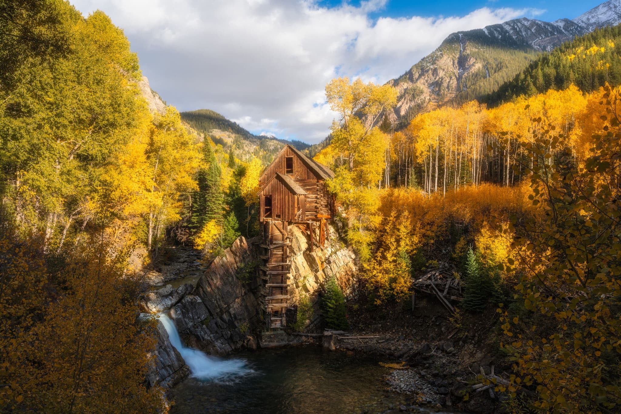 Crystal Mill landscape photography print