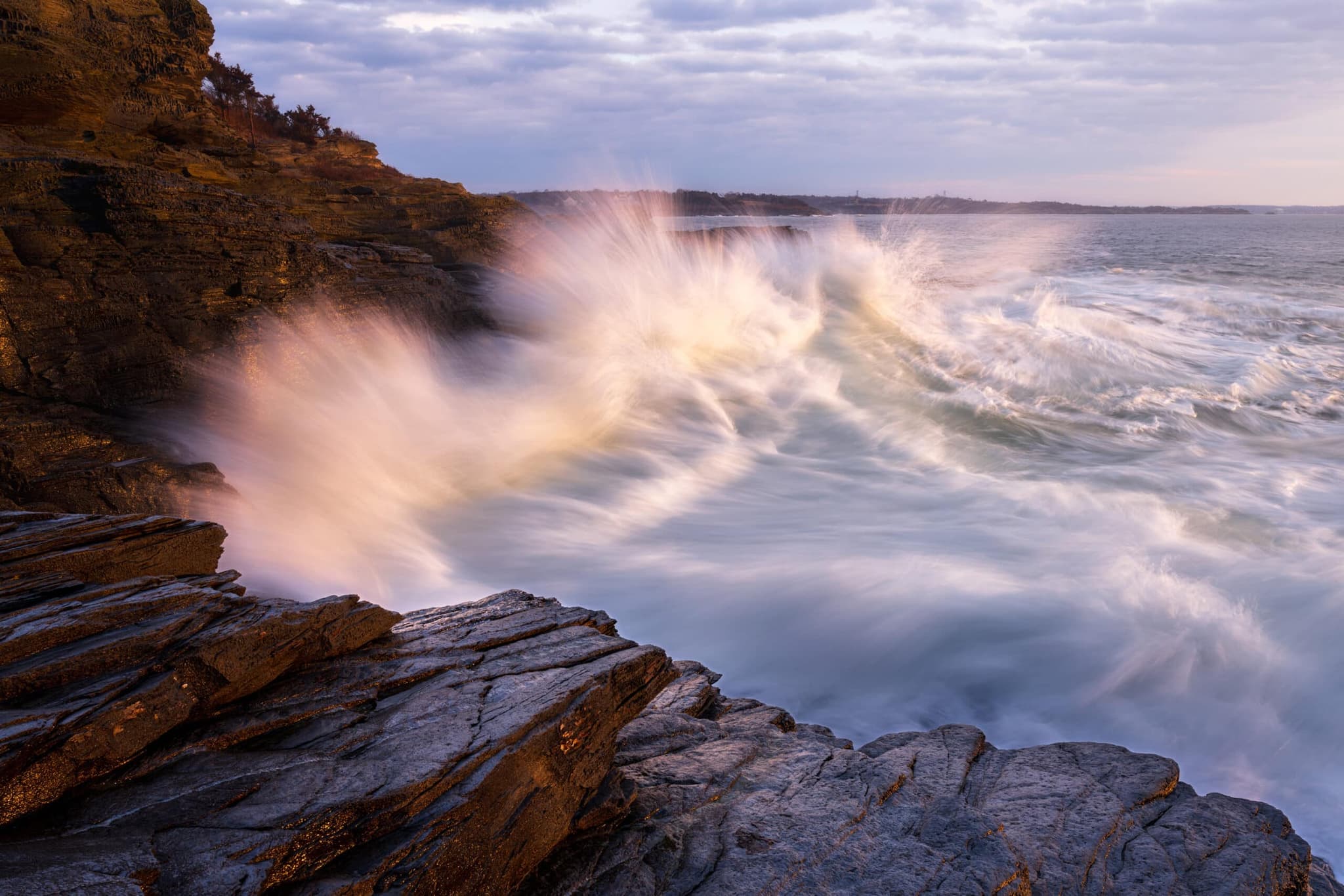 Impact landscape photography print
