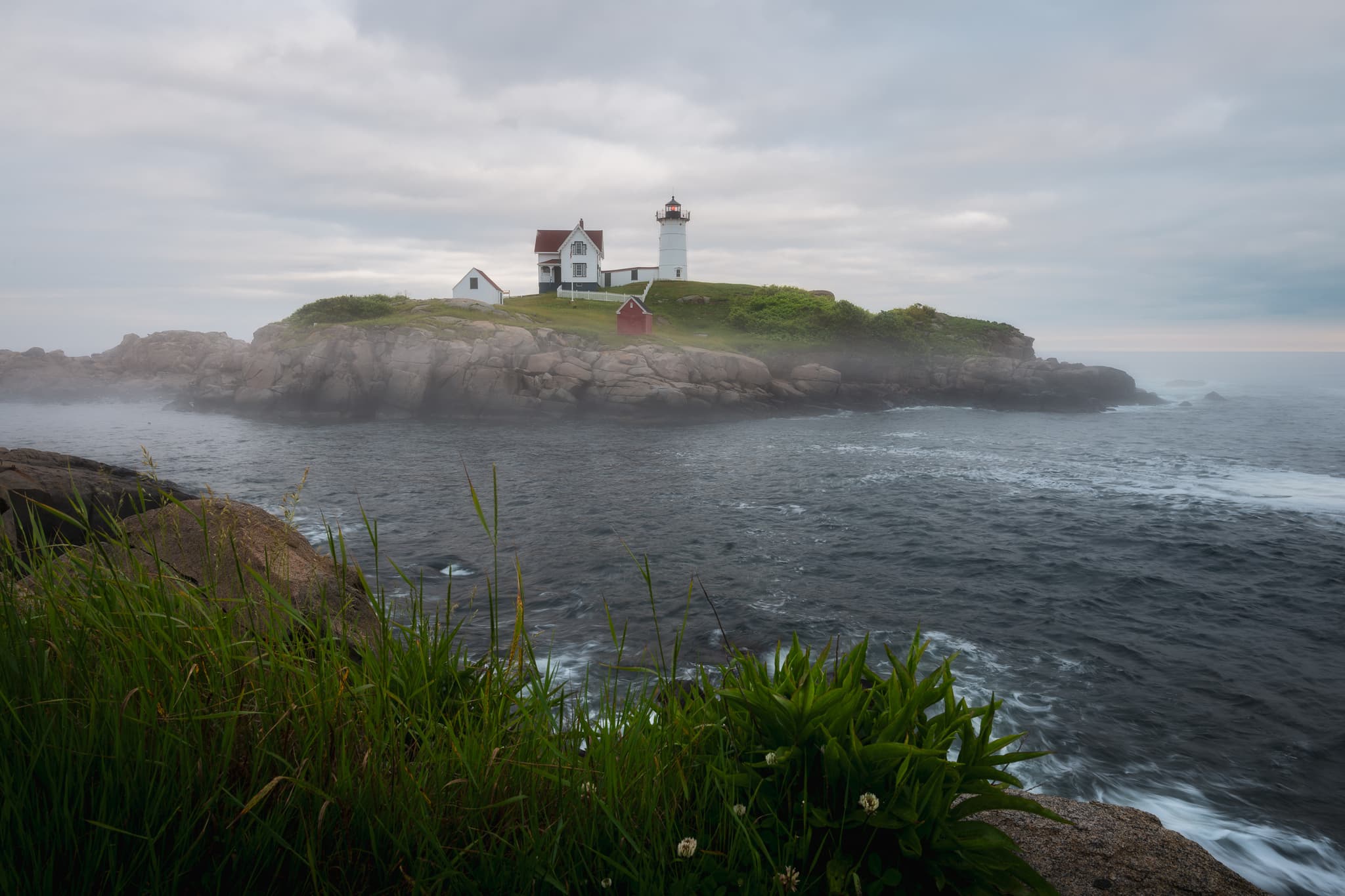 Island Adrift in Mist landscape photography print