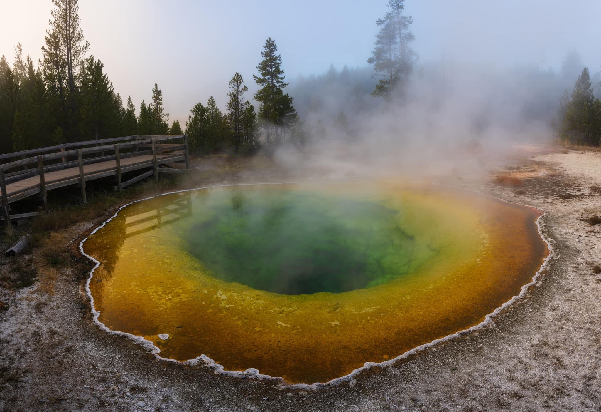 Morning Glory Pool landscape photography print