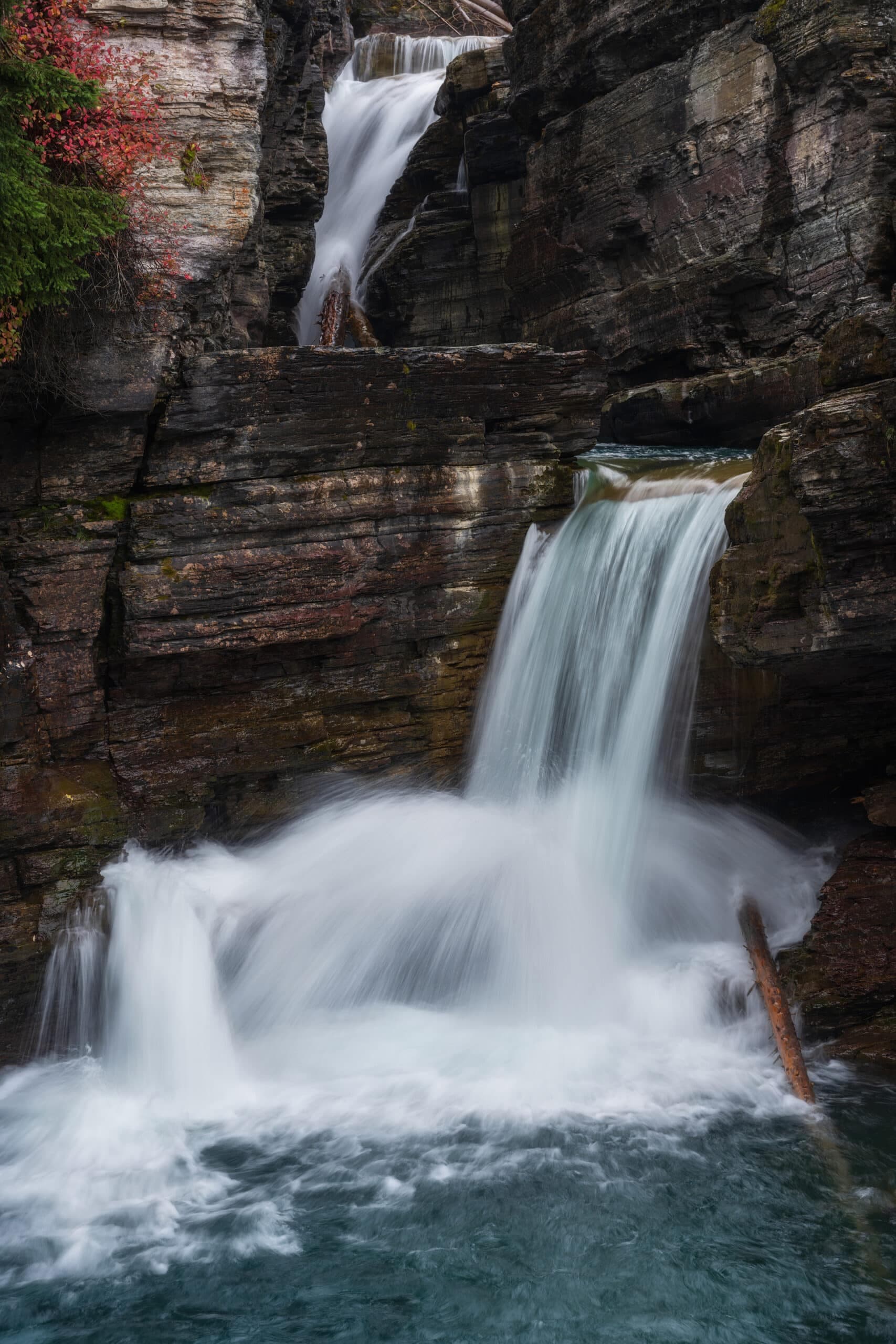 St. Mary's Falls landscape photography print