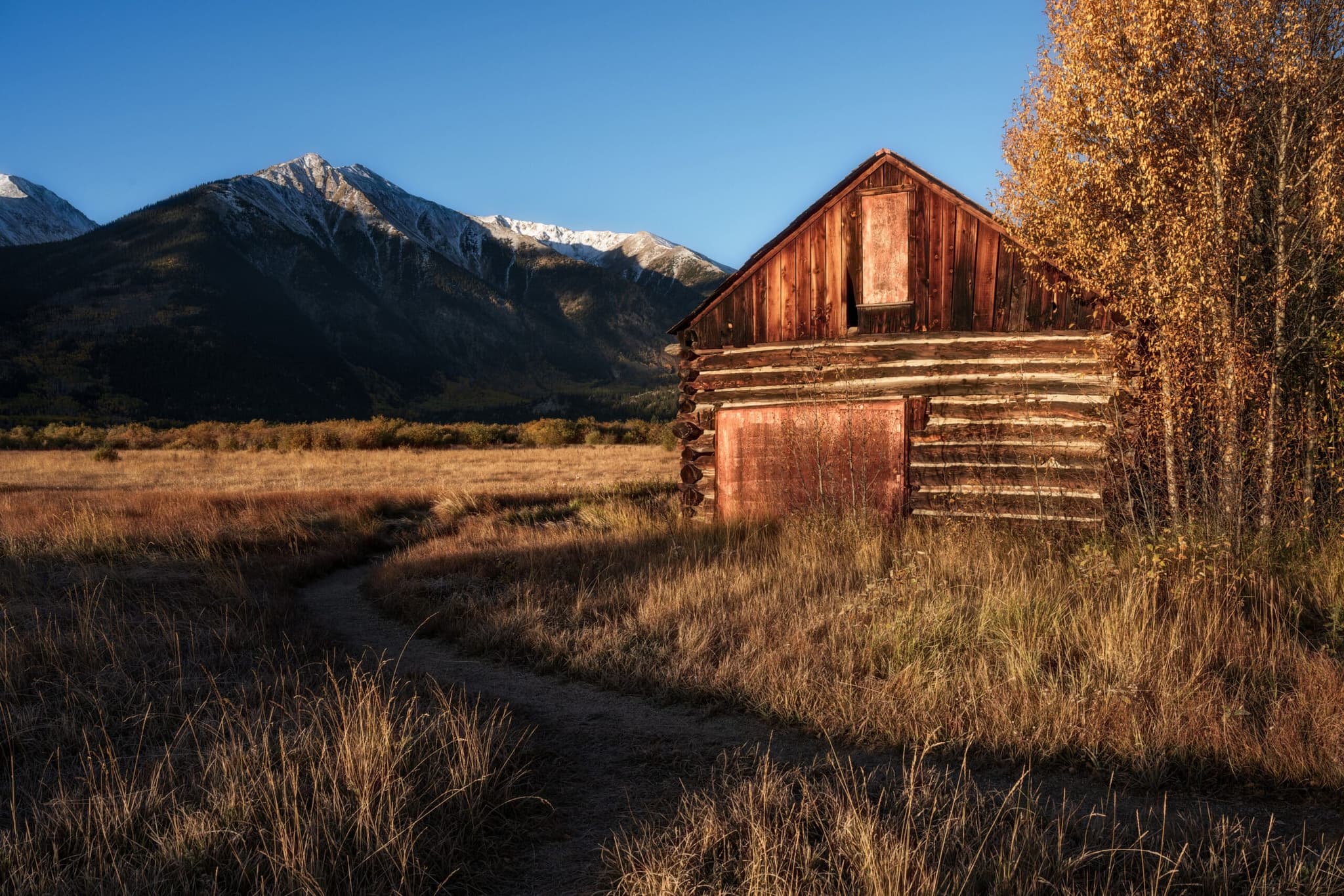 Twin Lakes Barn landscape photography print
