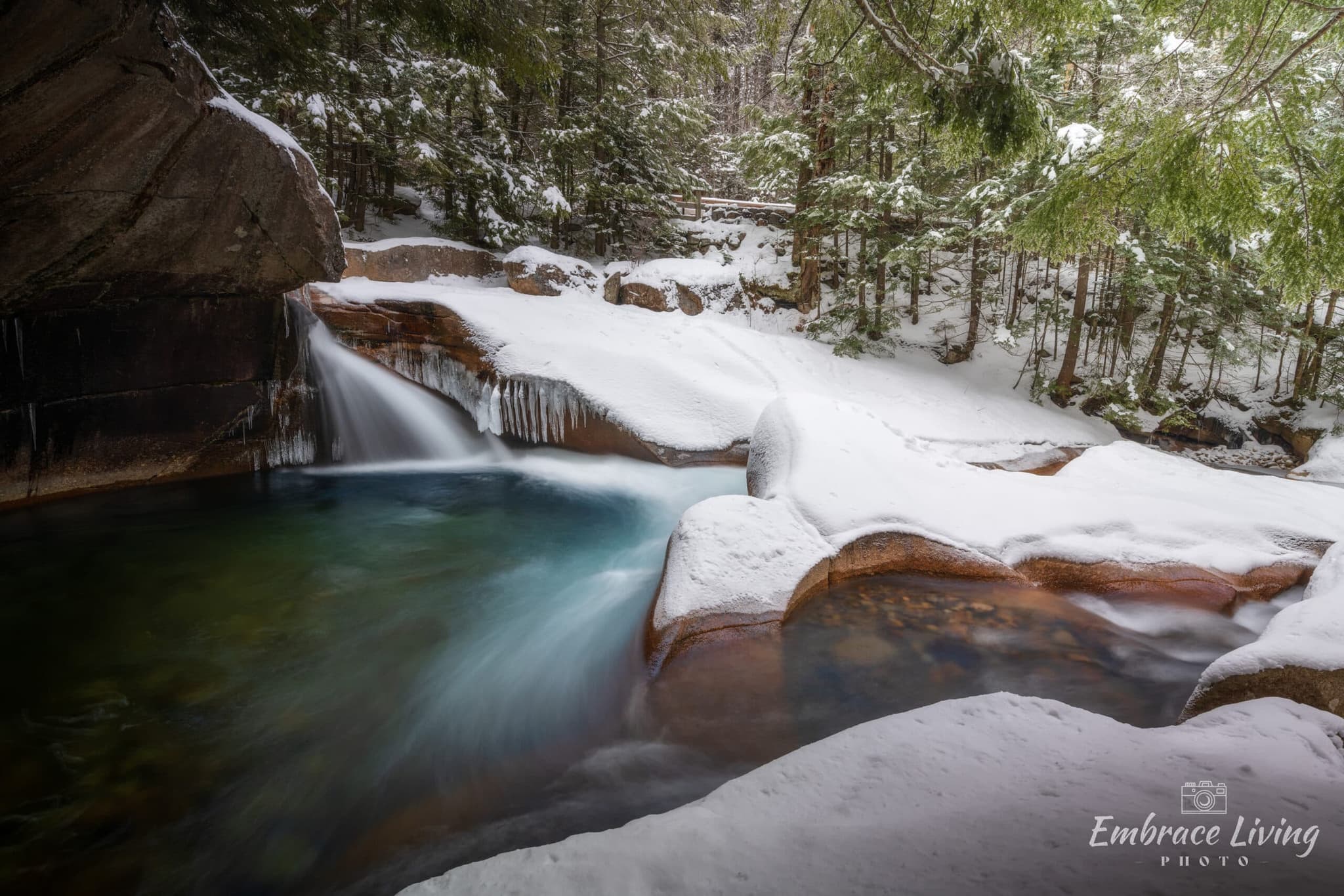 Winter's Basin landscape photography print