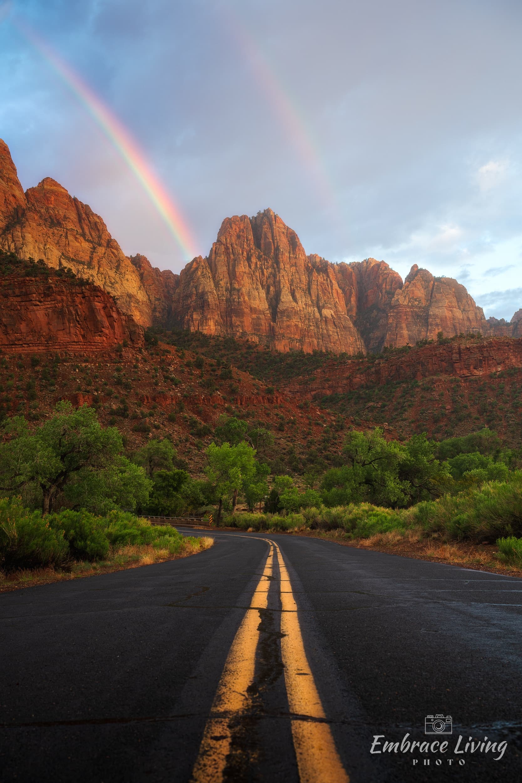 Zion's Rainbow landscape photography print