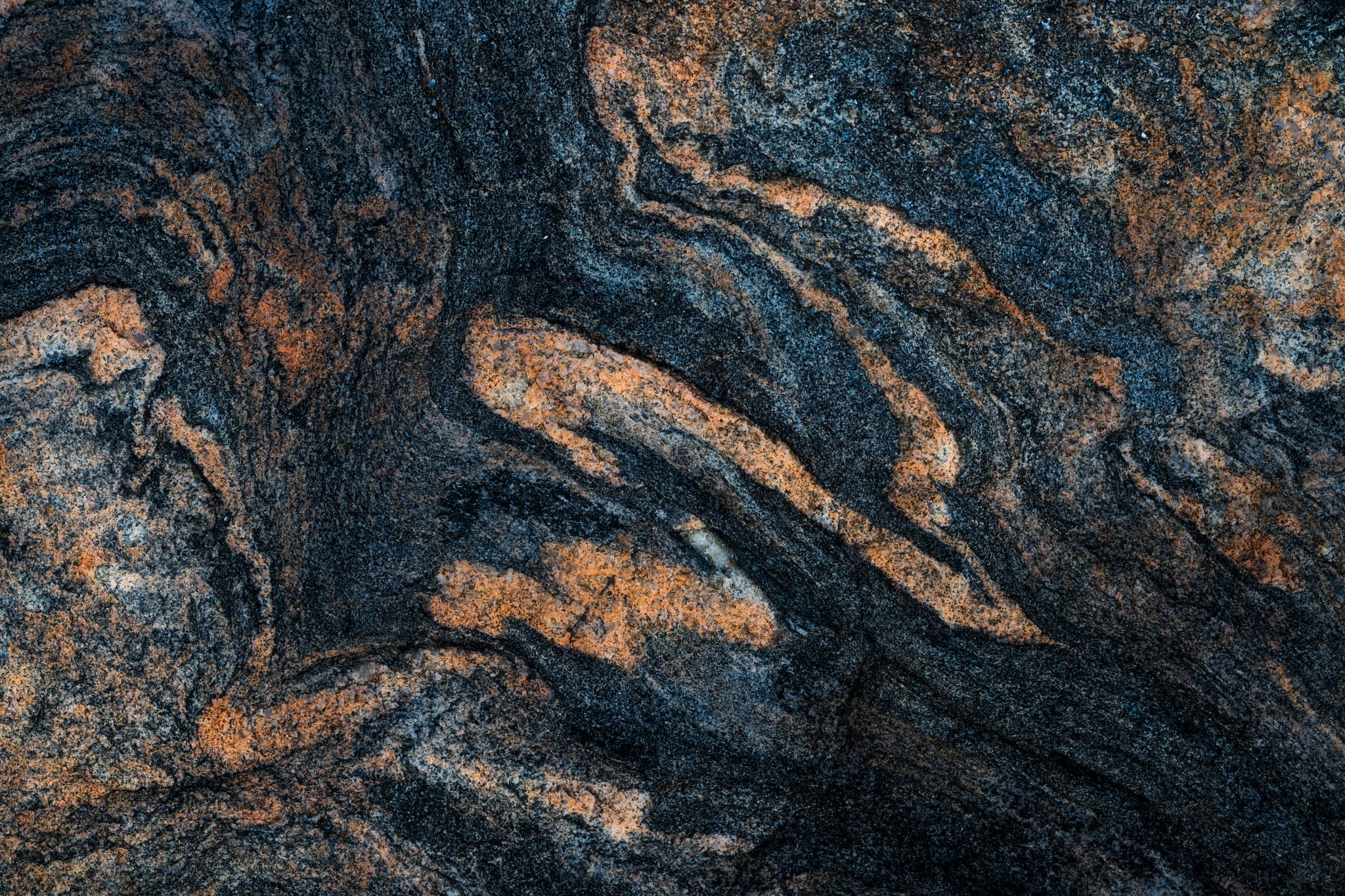 Folded landscape photography print