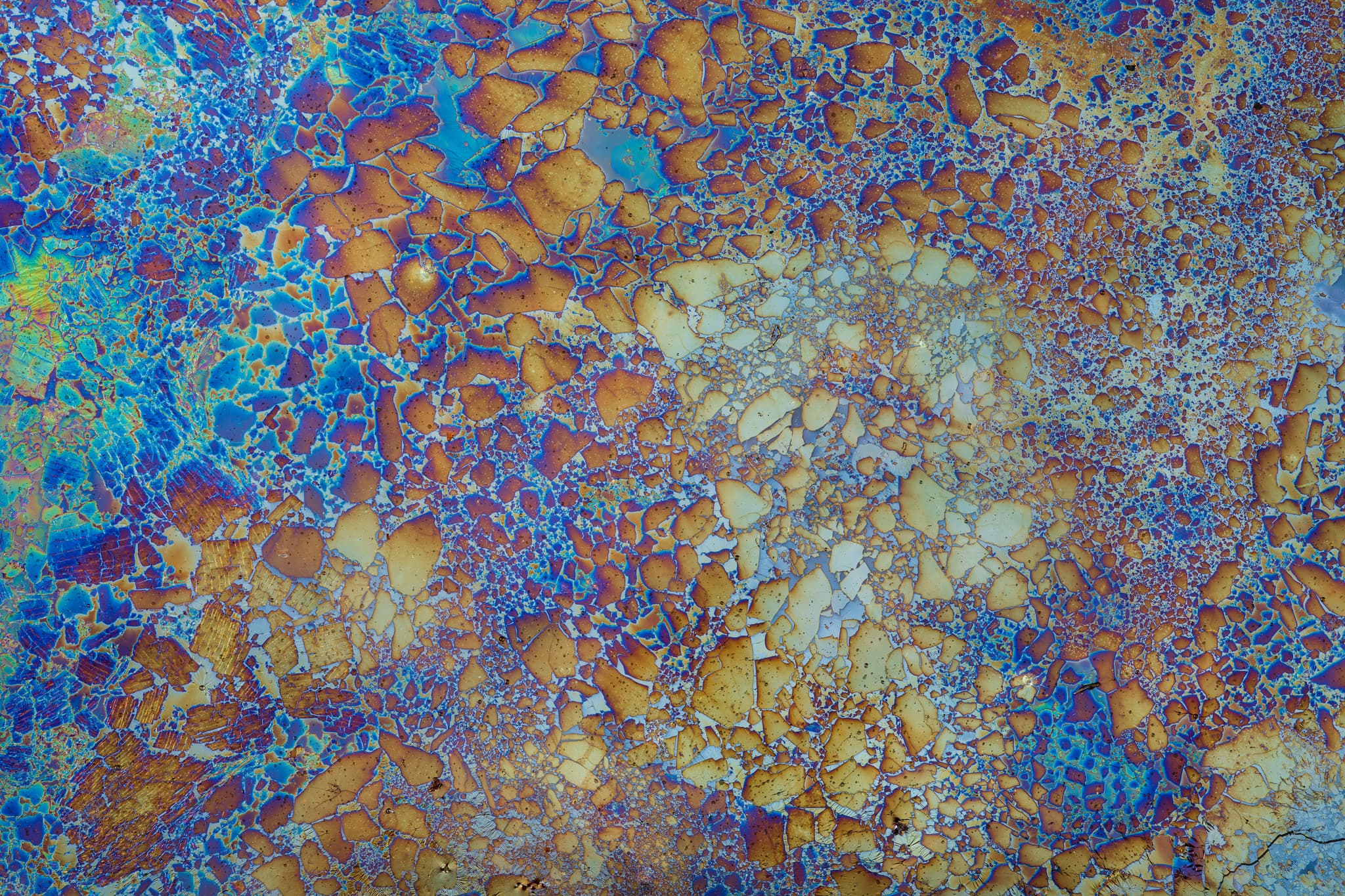 Mosaic landscape photography print