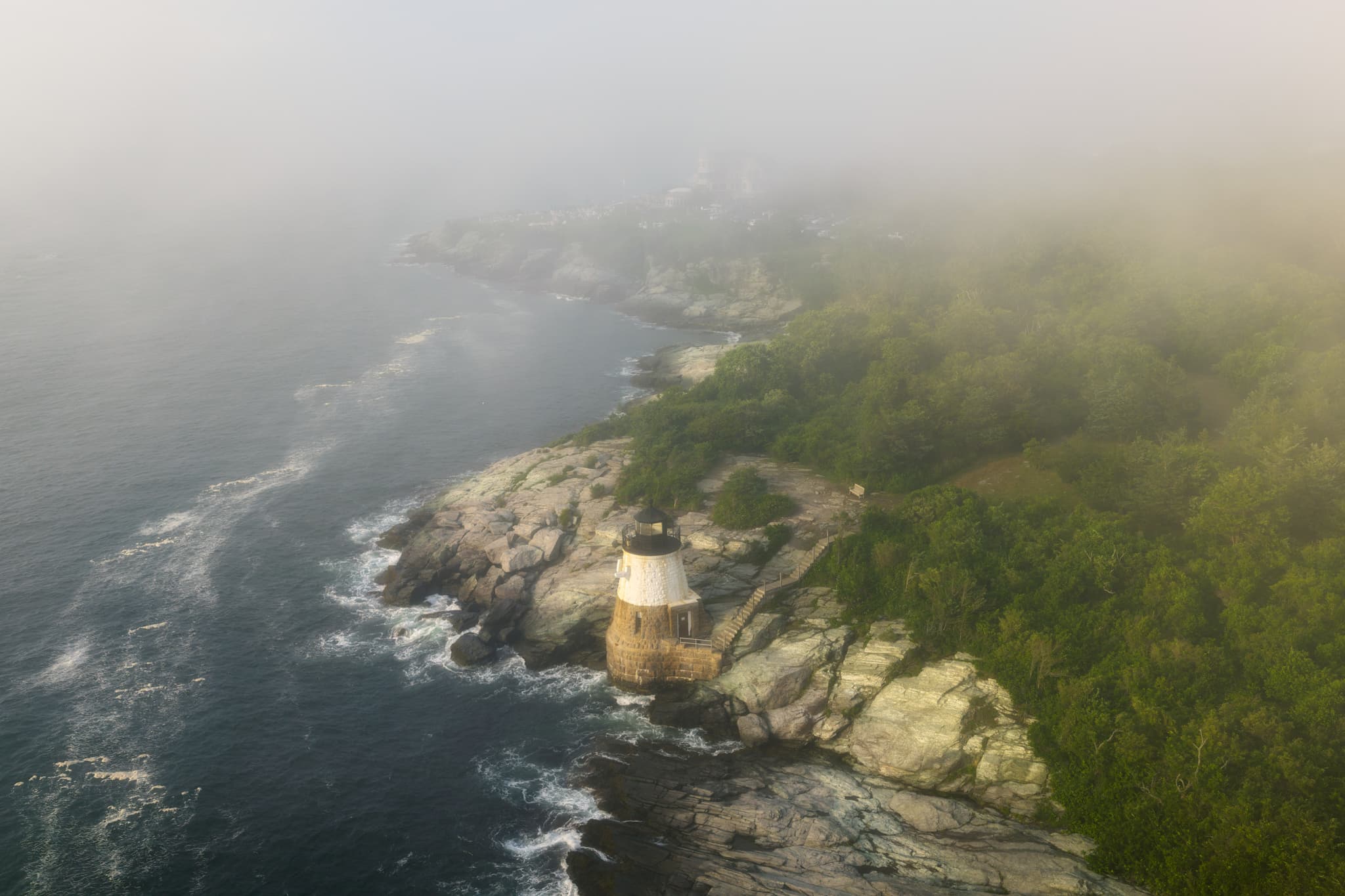 Foggy Hill landscape photography print