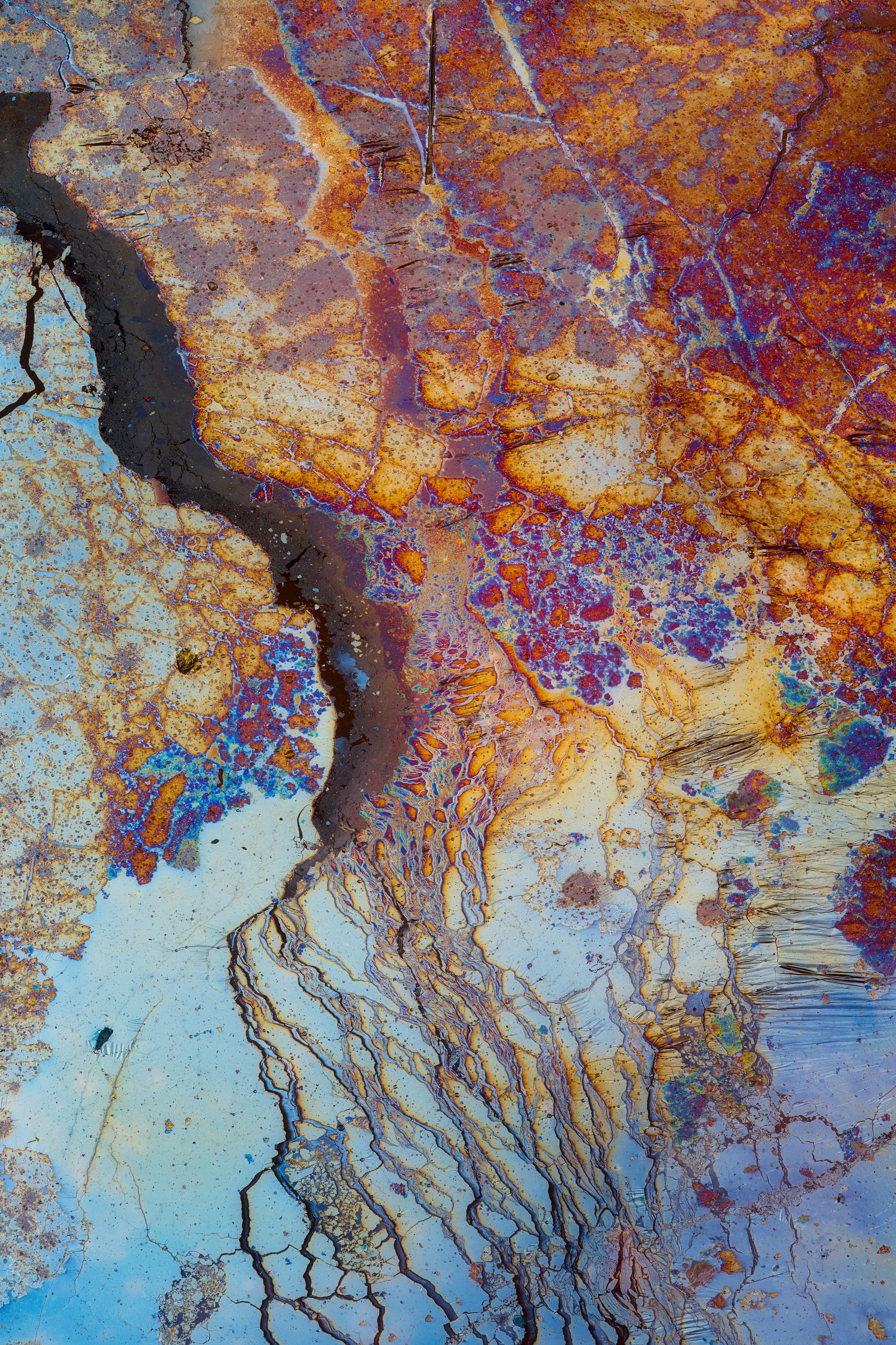 Runoff landscape photography print